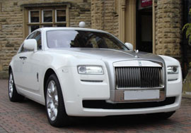 Rolls Royce Ghost Wedding Car Hire Leeds