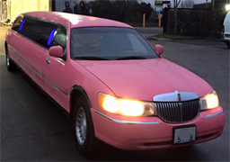 Pink Lincoln Limo Hire